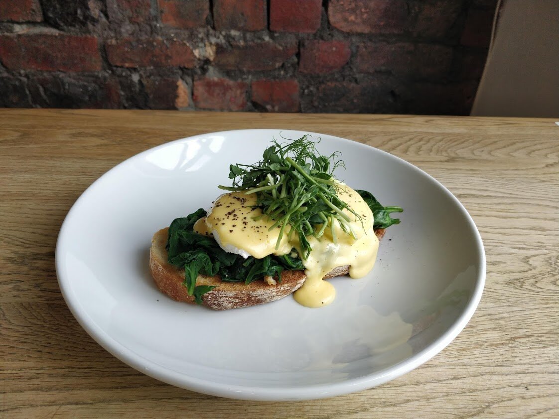 Eggs Hollandaise at Made by Jonty.