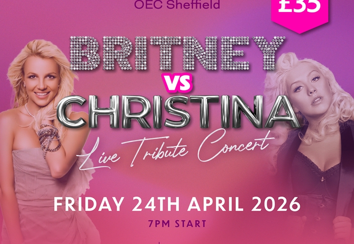 Poster for the event featuring Britney and Christina.