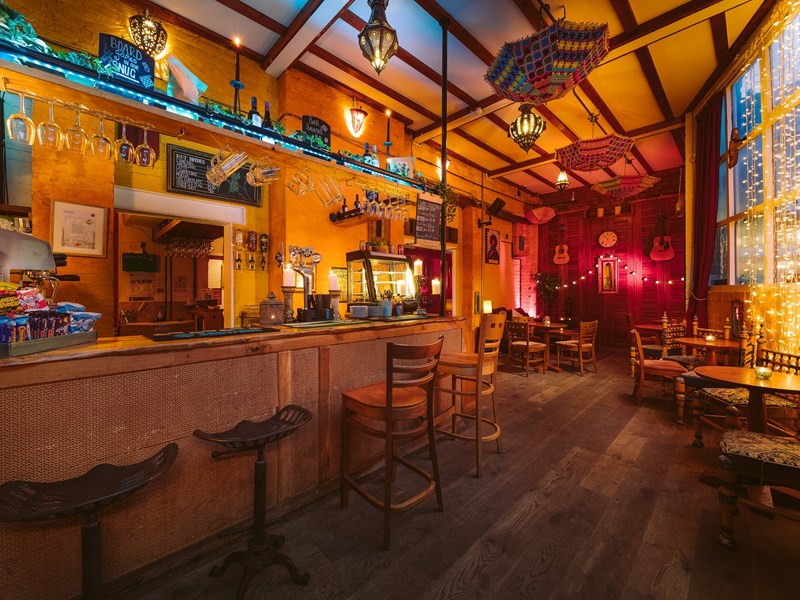 The bar area at Yellow Arch.