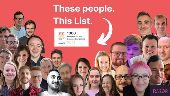 A still from the announcement video for the Financial Times' These People This List.