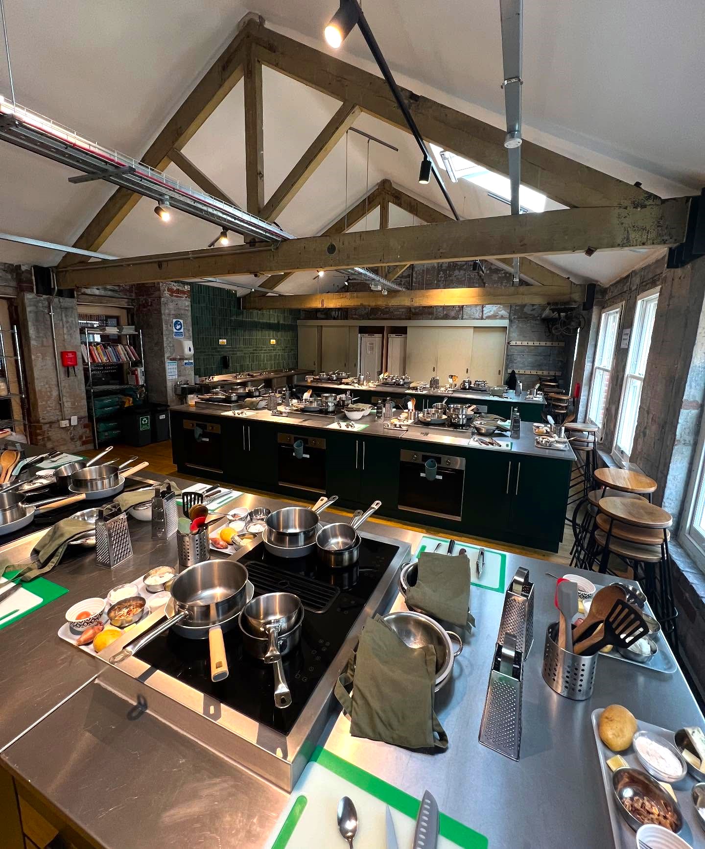 The kitchen at the Blend Culinary Foundation.