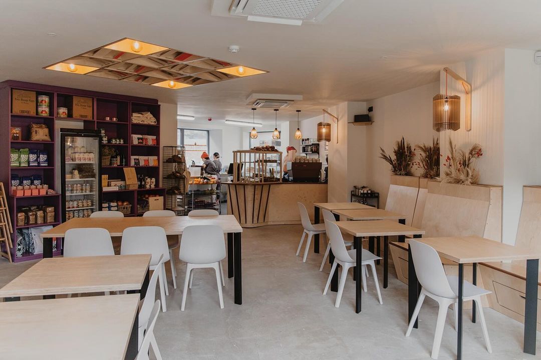 Inside Bakers Yard Bakery.