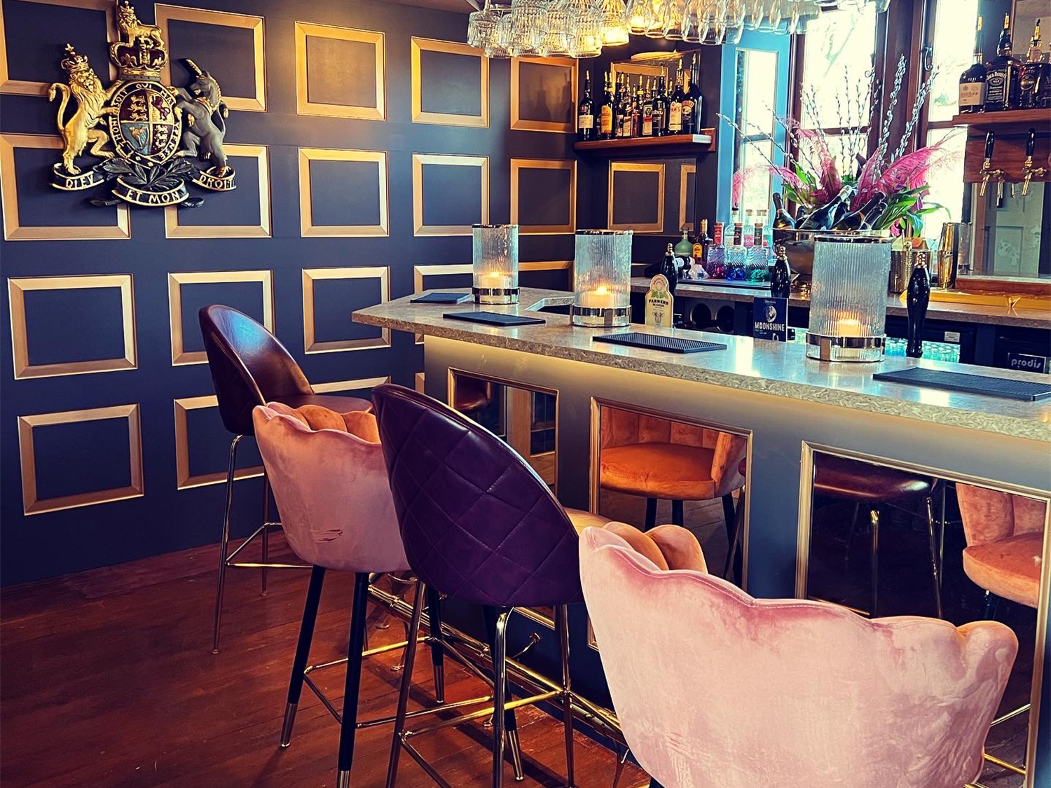 The interior of the bar & bistro Assembly.