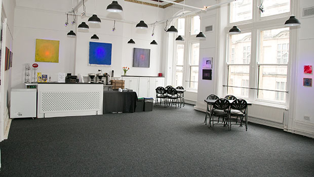 The foyer at The Montgomery Theatre