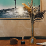 The interior of the coffee shop and restaurant Elm.