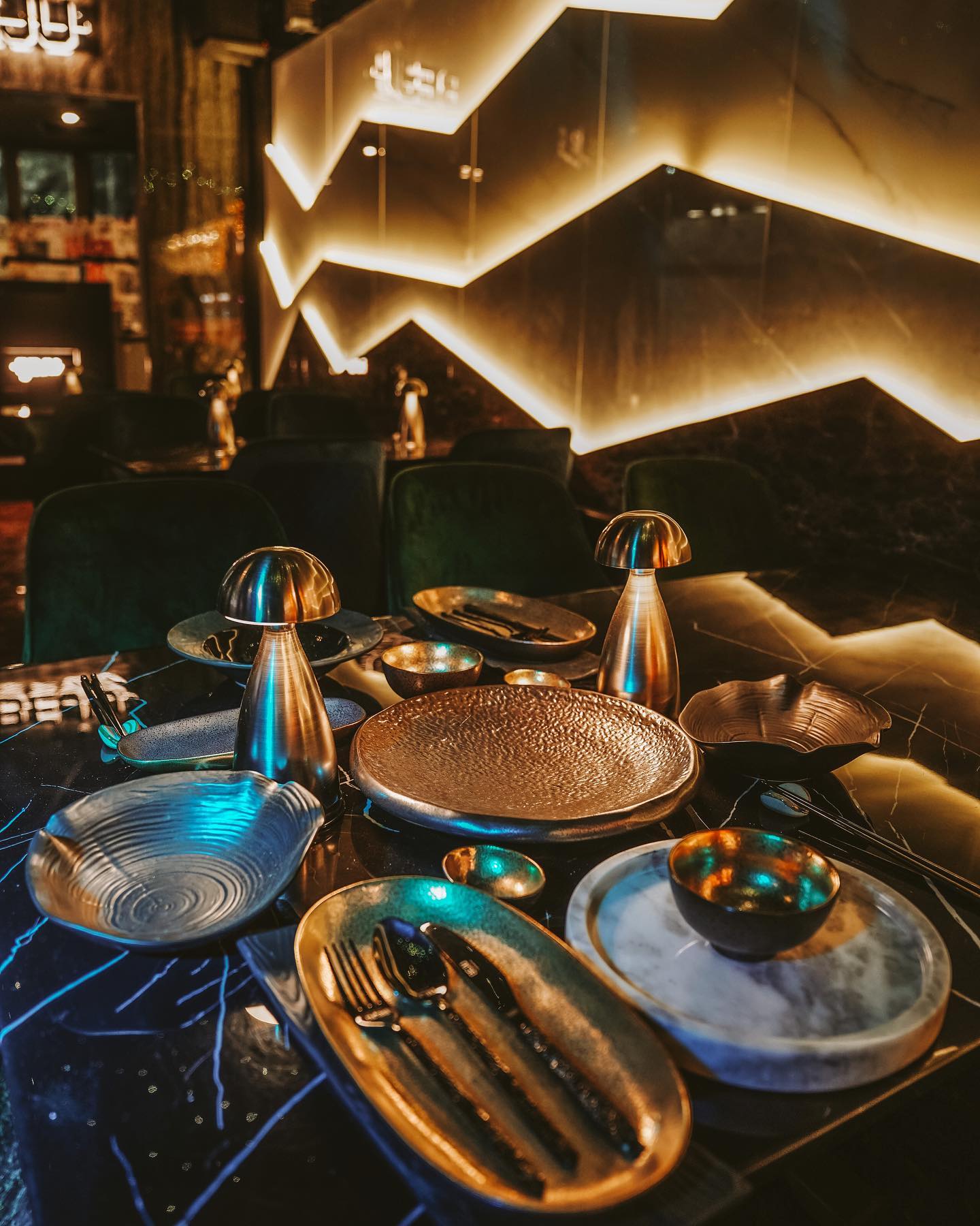 Sumptuous decor at Beju.