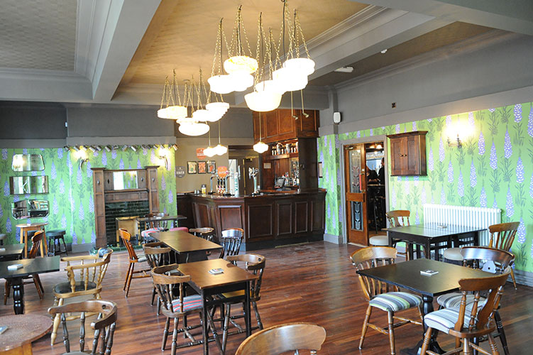 Interior of The Cross Scythes.