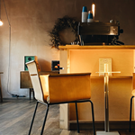 The interior of the coffee shop and restaurant Elm.