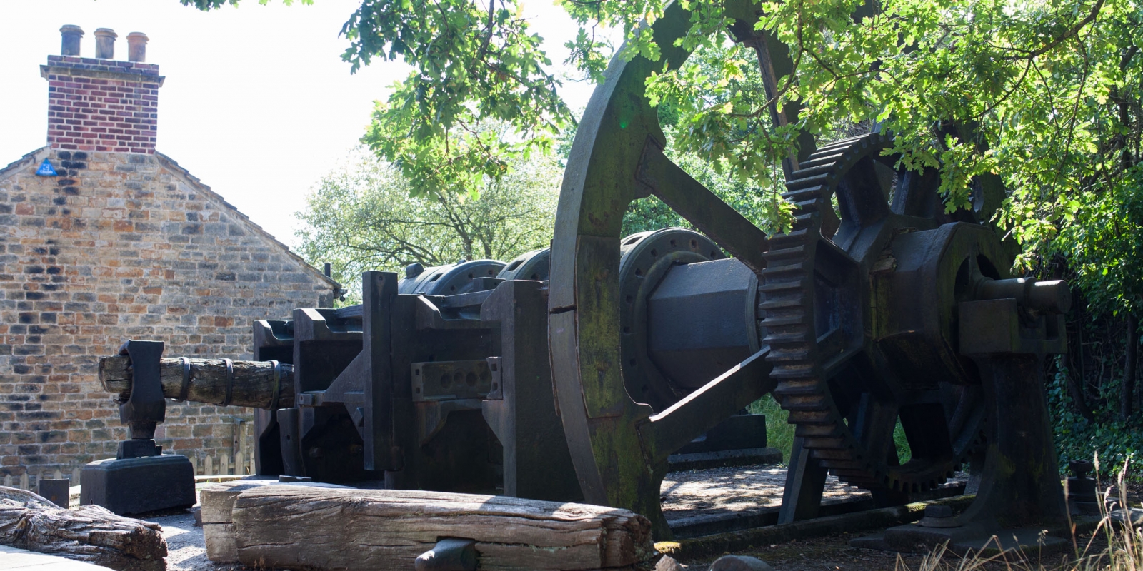 Industrial equipment at the Abbeydale Industrial Hamlet.