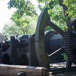 Industrial equipment at the Abbeydale Industrial Hamlet.