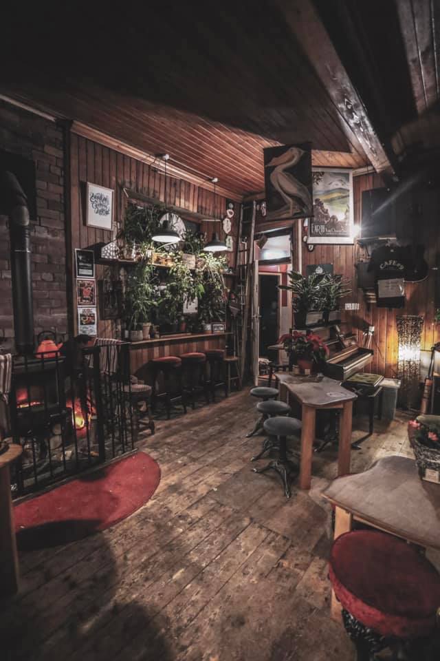 The interior of Cafe #9.