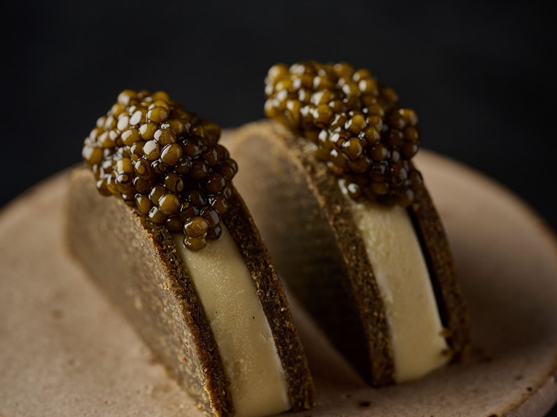 Food at JÖRO at Oughtibridge Mill.