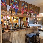 The bar at The Nags Head Inn.