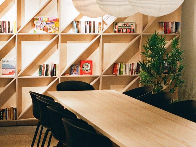 Photograph of the interior of Hygge.