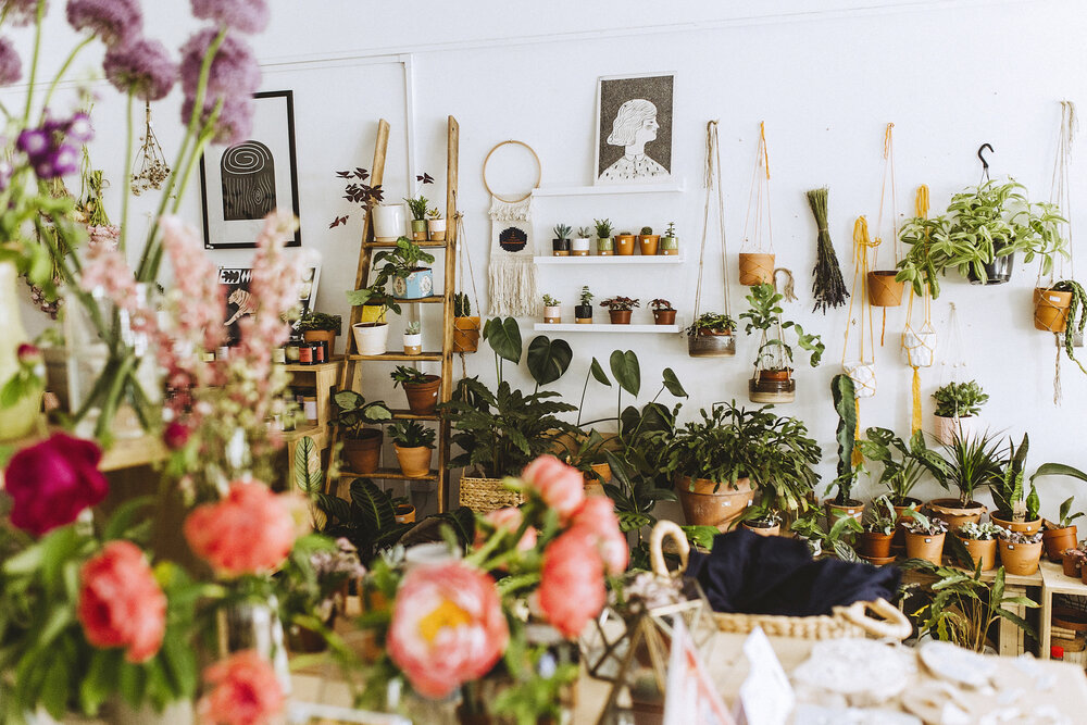  Lots of floral displays at Moonko.