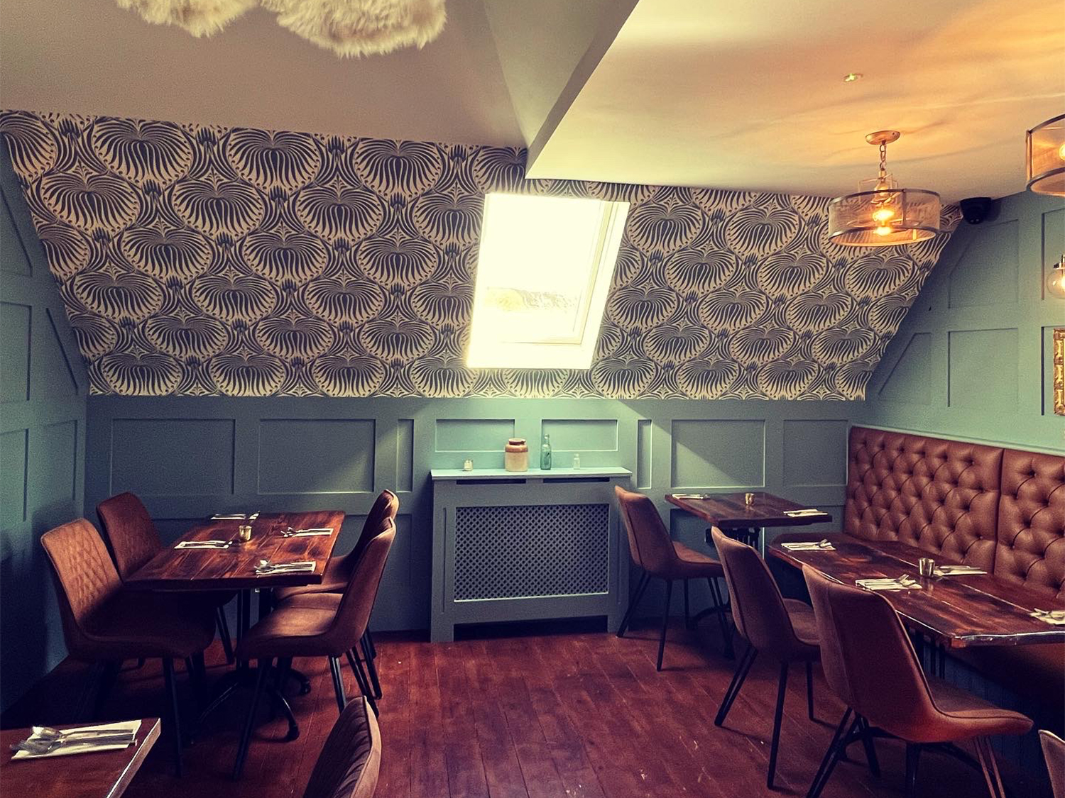 The interior of the bar & bistro Assembly.