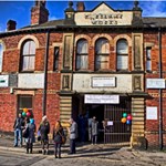The exterior of Portland Works.