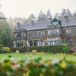 A view of Whirlowbrook Hall from the grounds.