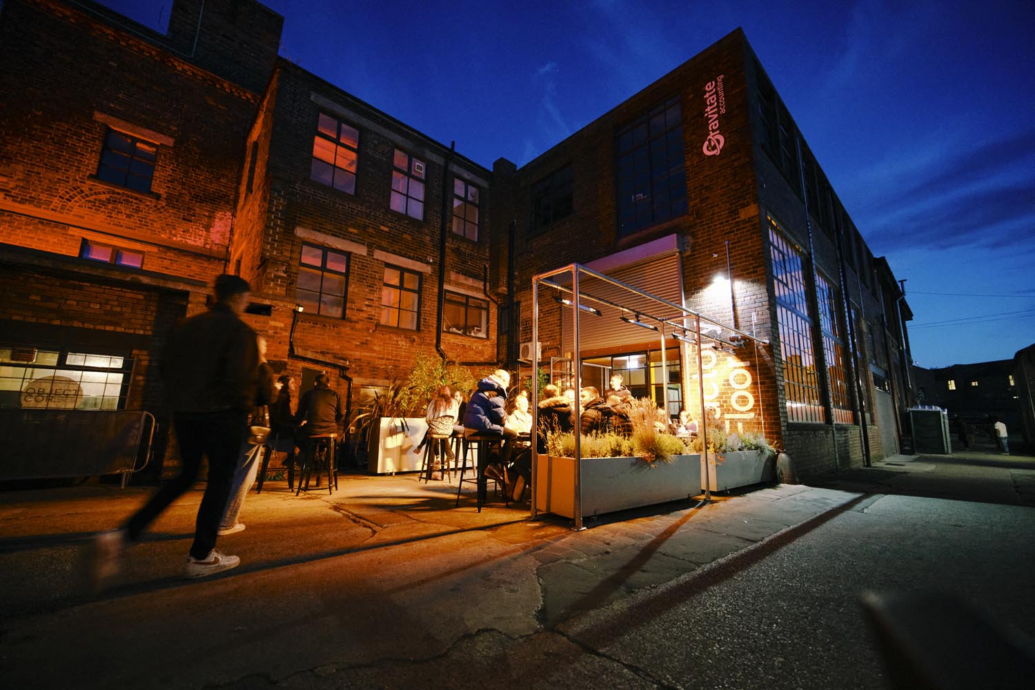 Exterior of Factory Floor.