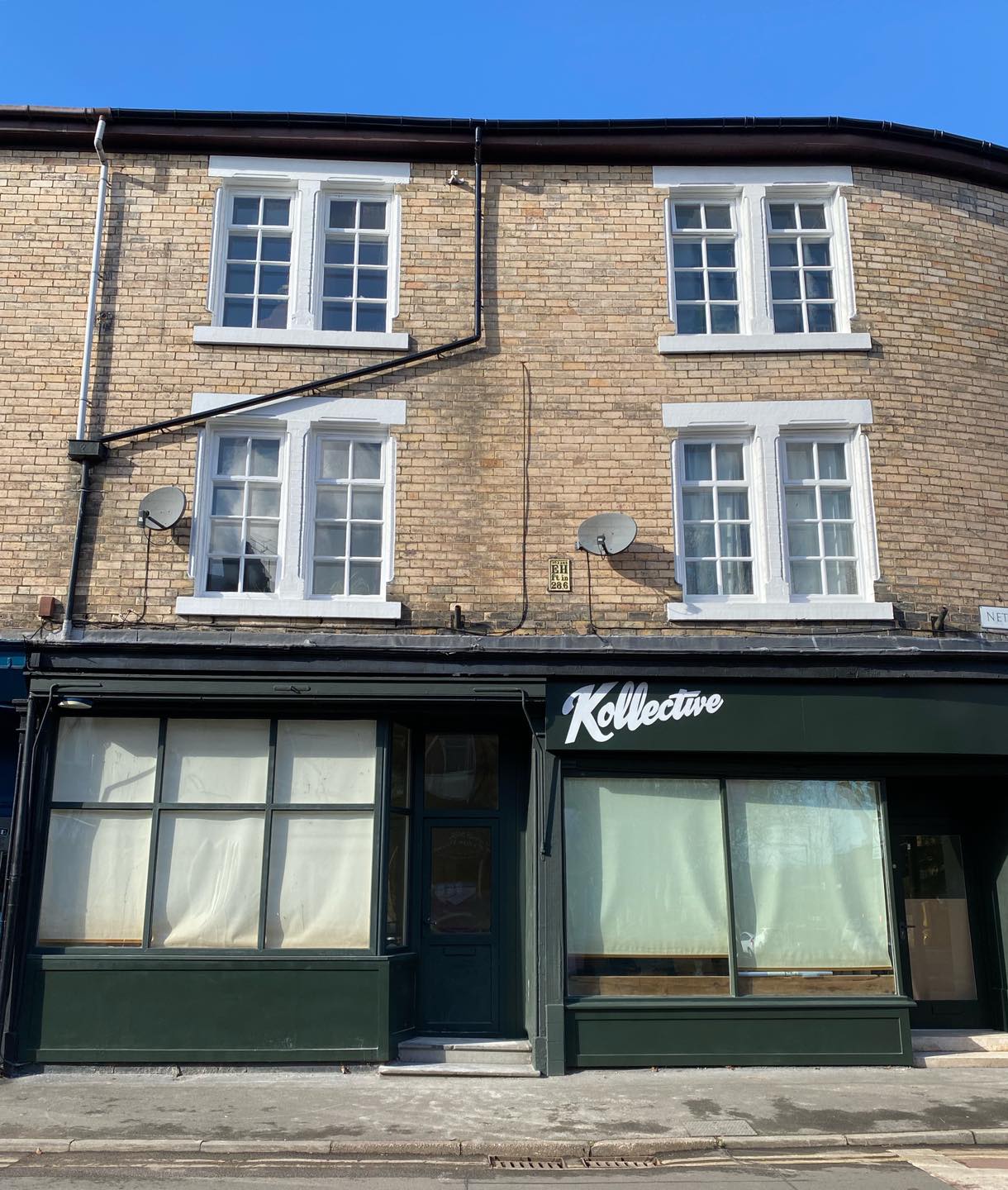 The exterior of the Kollective Kitchen.