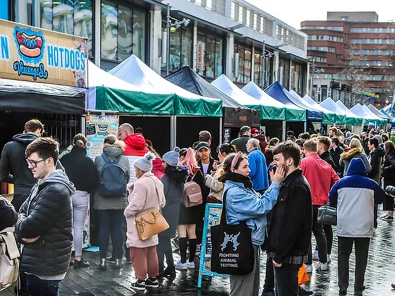 Sheffield Vegan Market (Image © Vegan Market Co.)