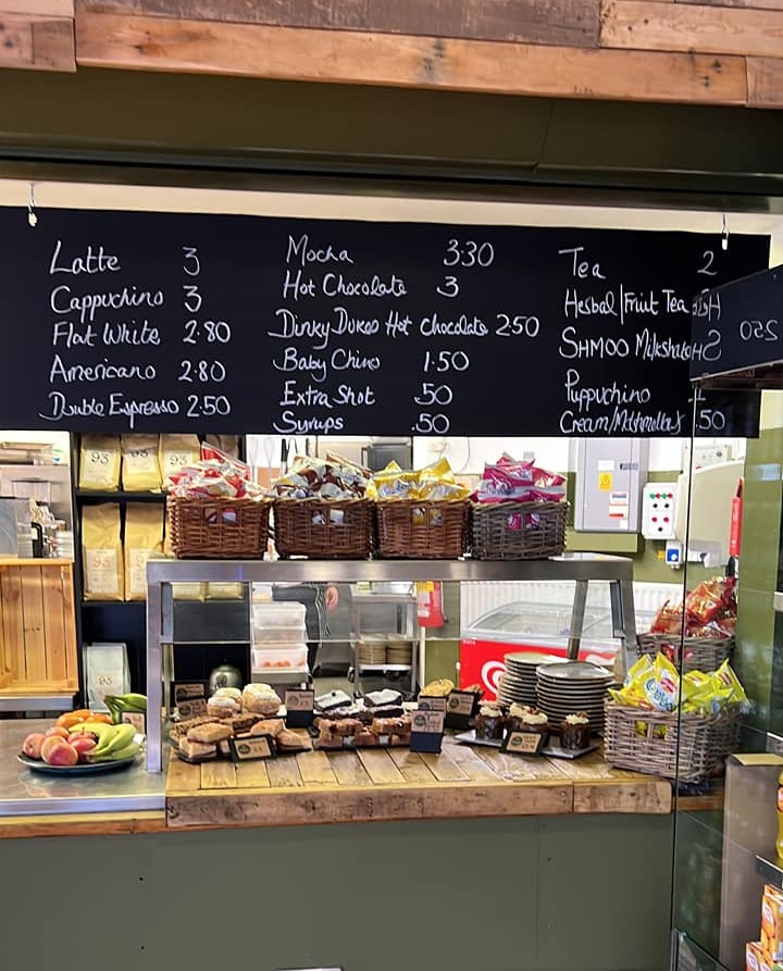 Cake counter at Dukes in the Park 