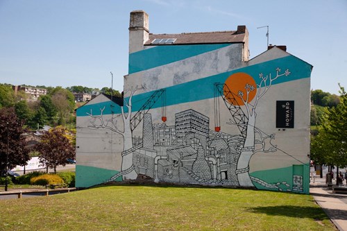 A mural by Jo Peel