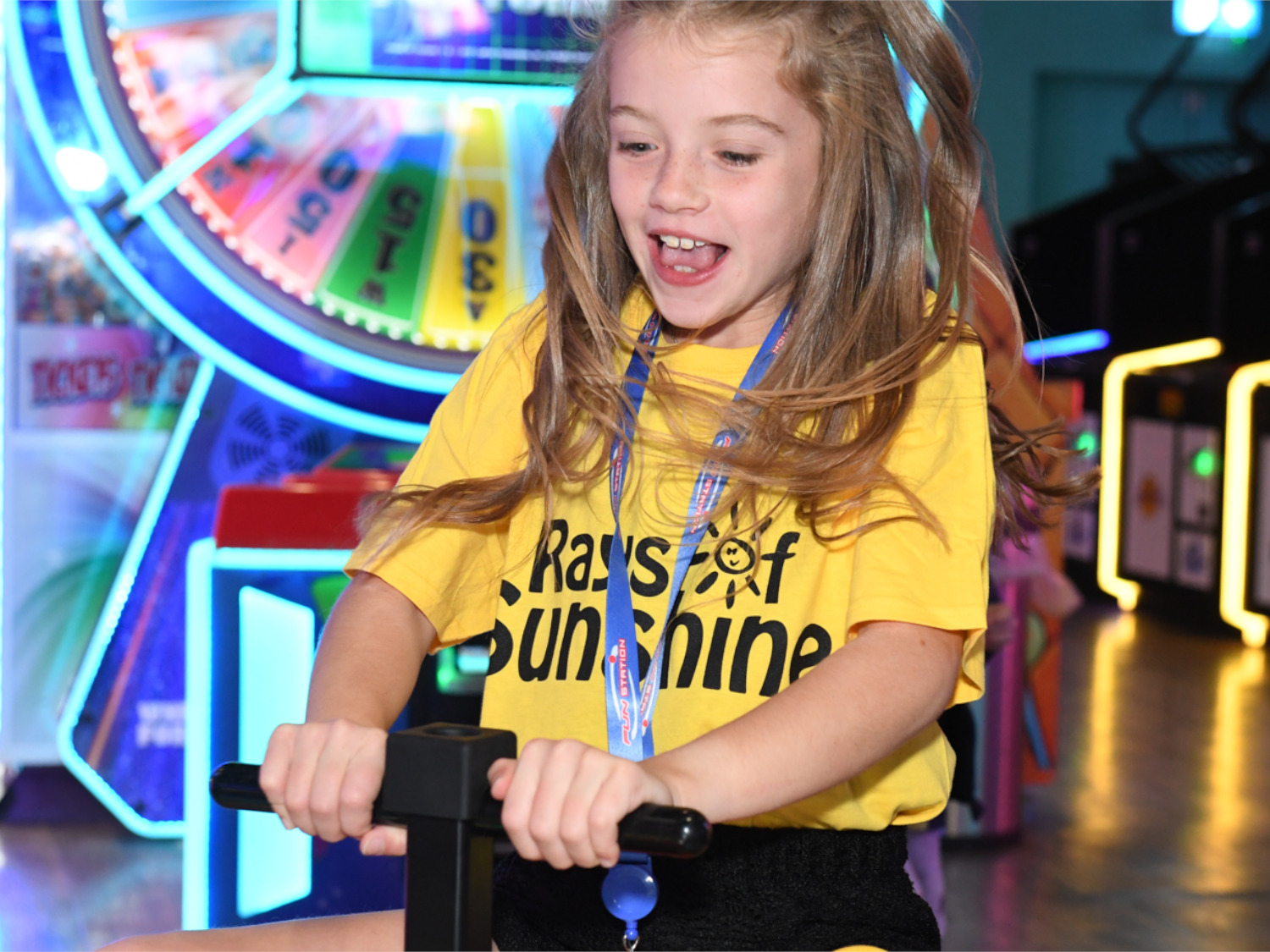 People playing games and having fun at Funstation, in Meadowhall.