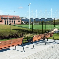 A view of the grounds and building at the  Sheffield Olympic Legacy Park.