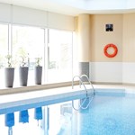 Small indoor pool area .