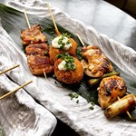 Grilled dishes at Roku Sheffield.