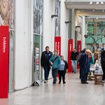 Inside the Millennium Gallery.