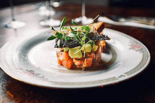A plate of seafood at Native.