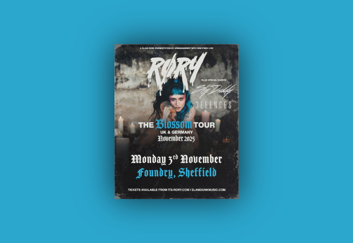 Poster for the RØRY gig at the Foundry.