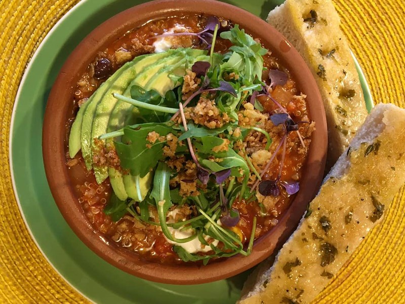 Food at Kopi & Chai.