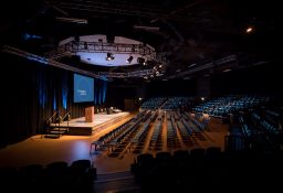 Inside The Octagon Centre.