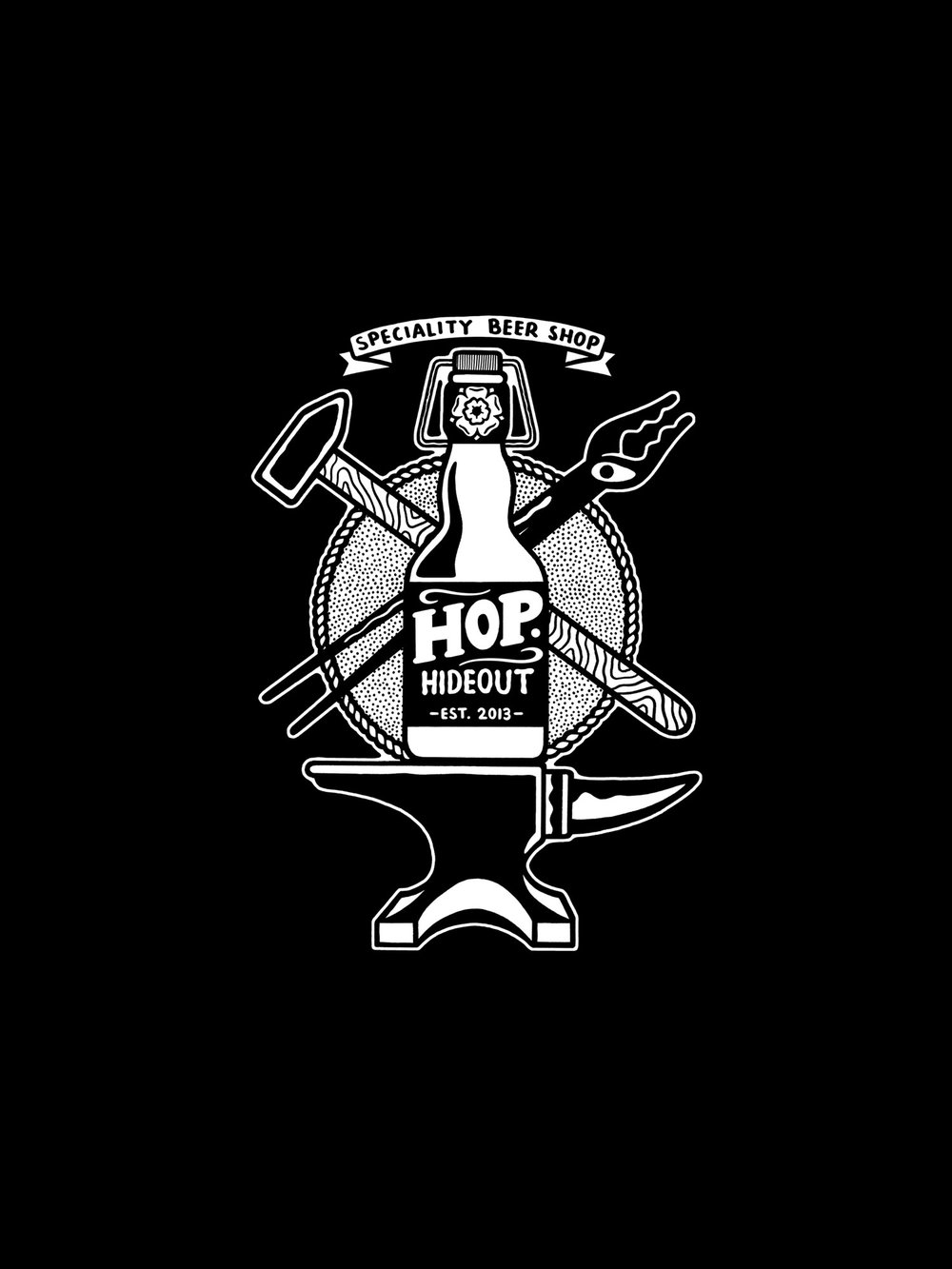 The Hop Hideout logo.