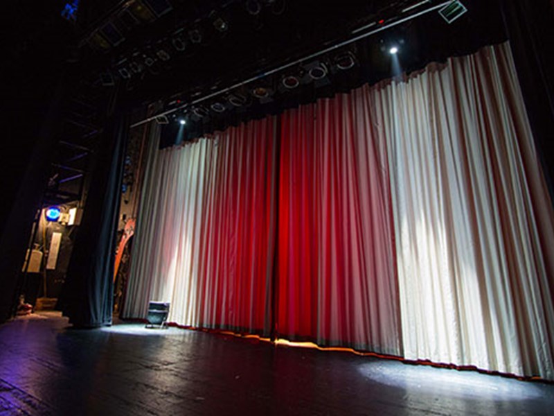 The stage at The Montgomery Theatre.