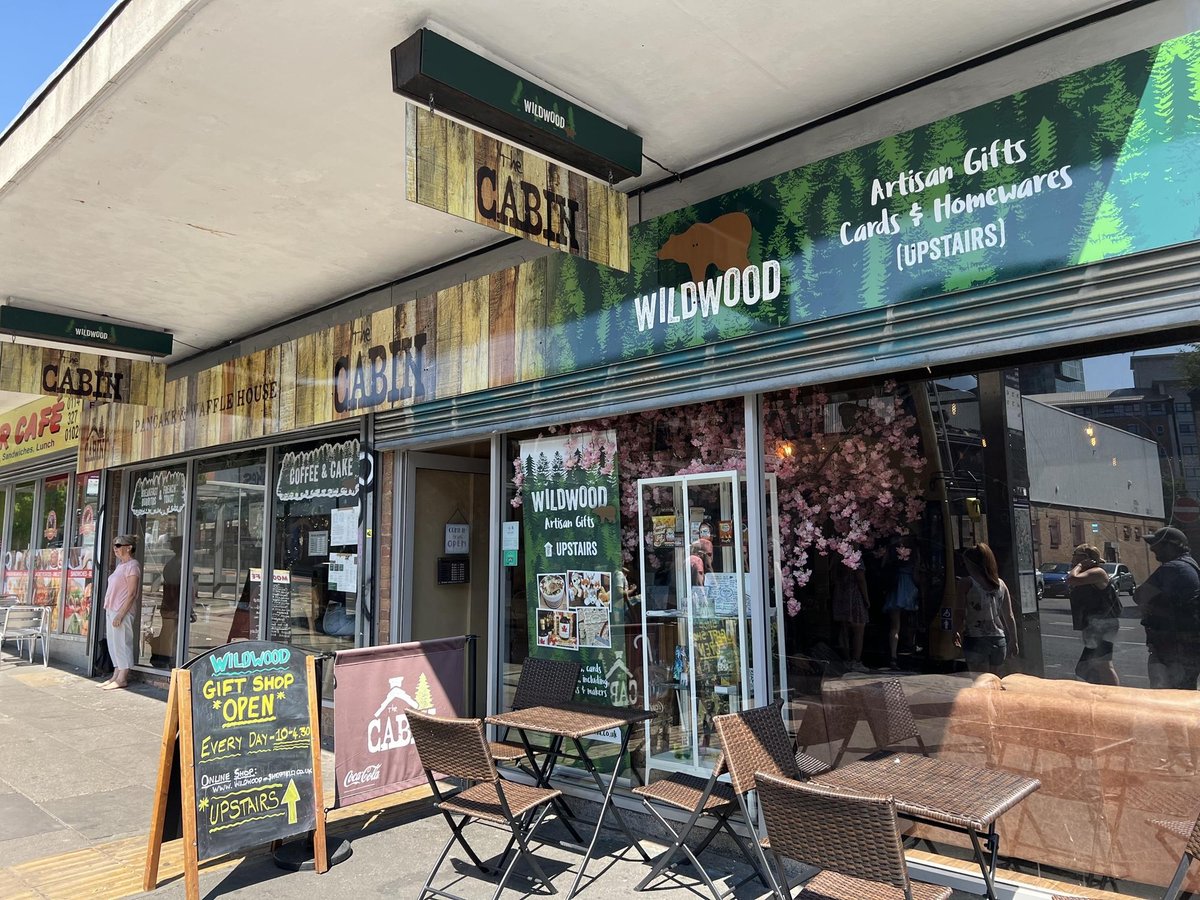 The exterior of The Cabin.