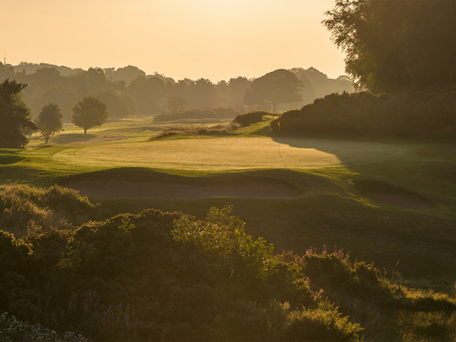 The 17th hole at the Hallamshire Golf Club.