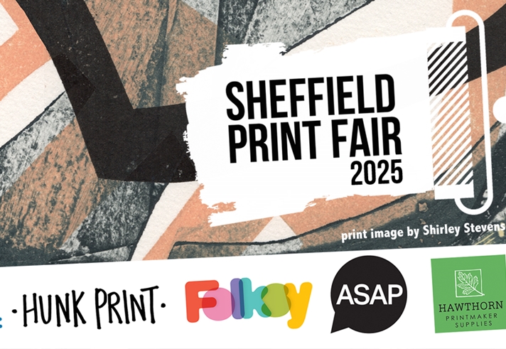 Sheffield print fair promotional artwork for 2025