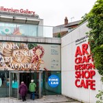 The entrance to the Millennium Gallery on Arundel Gate.