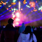 A huge fireworks display at Don Valley Bowl in Sheffield.
