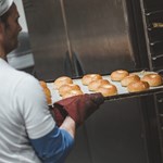 Bread fresh from the oven at The Depot Bakery.