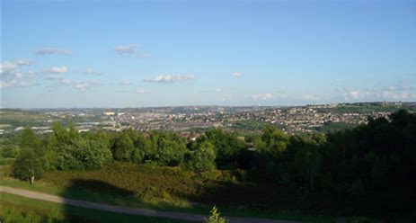 A view of Sheffield from Wadsley and Loxley Common