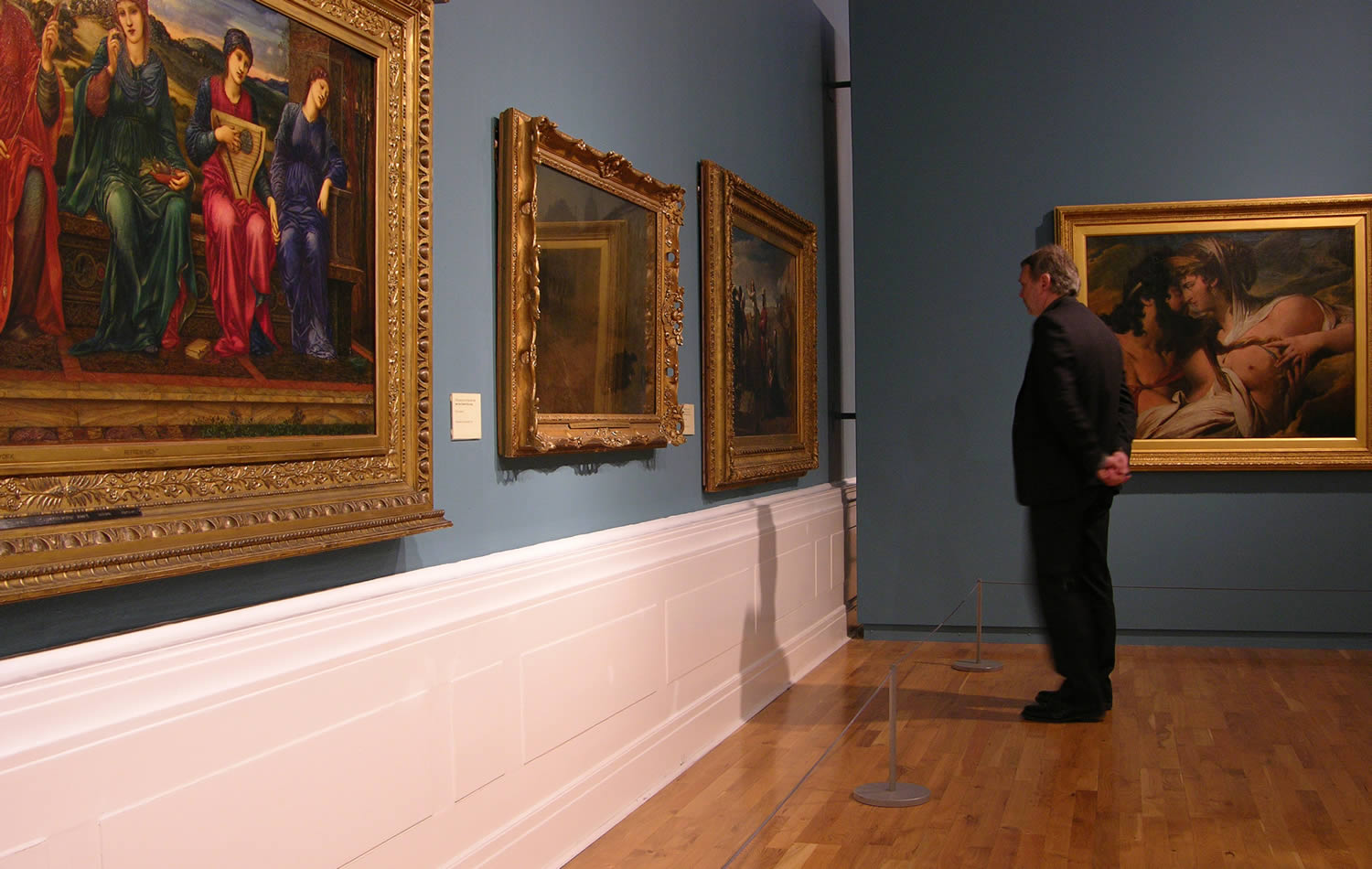 Inside Graves Gallery.