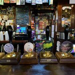 The bar  at The Rutland Arms