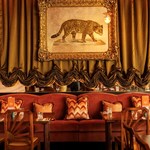 A photograph of the sumptuous interior at Cosy Club Sheffield.