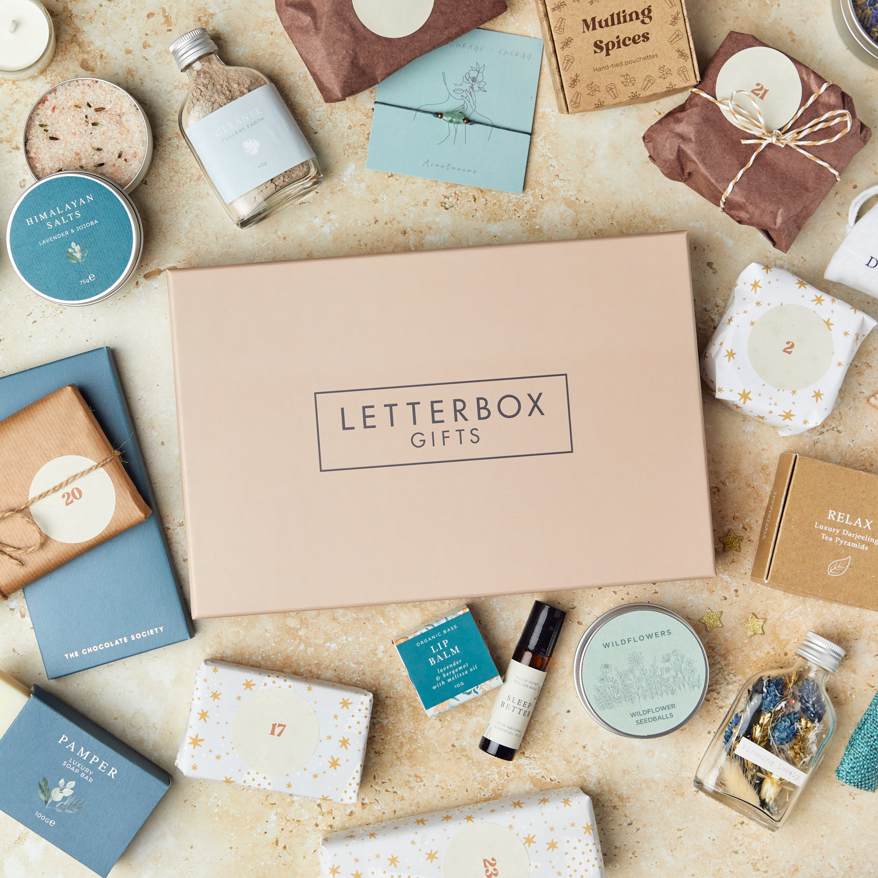 A person holding a Christmas gift box.