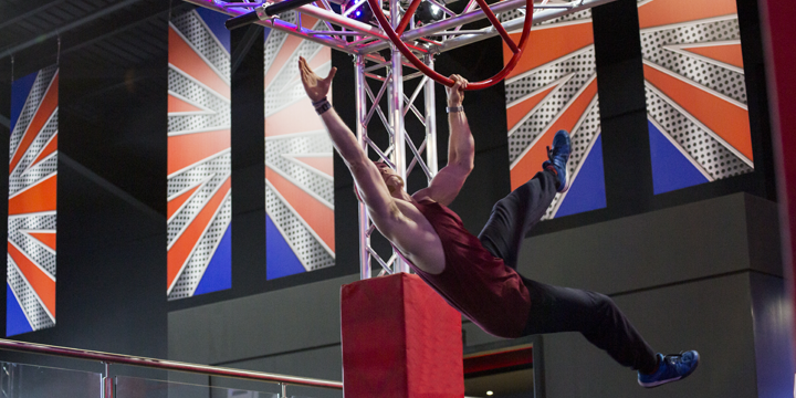Inside the Ninja Warrior UK Adventure Park.
